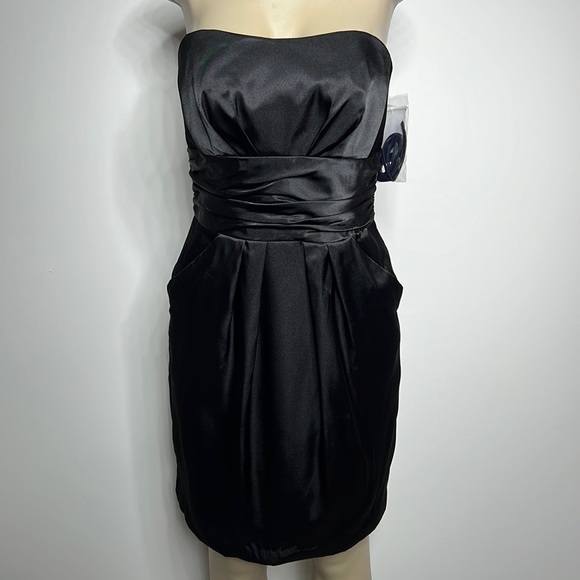 black halter dress formal Nightway 22023 Long Evening for $119.0 – The AU Size | UK Size:26 Black Draped Plunge-Neck Maxi occasion-Summer